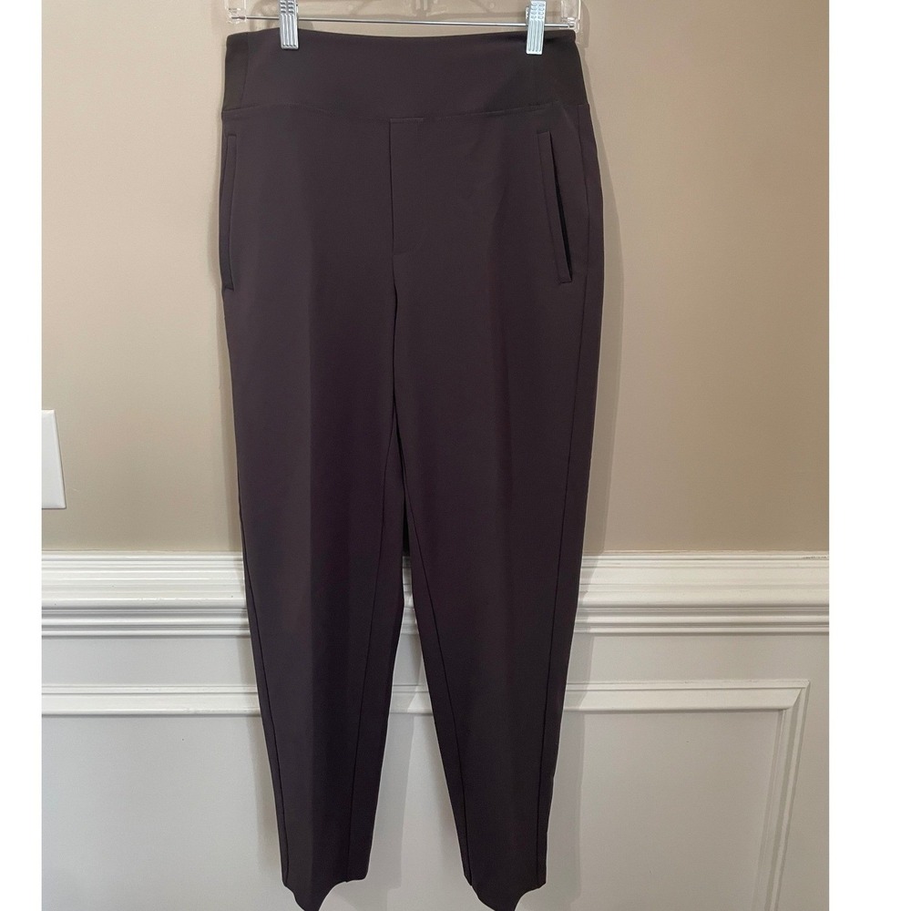 Athleta Endless High Rise Pants Trouser Size 6 Dark Brown